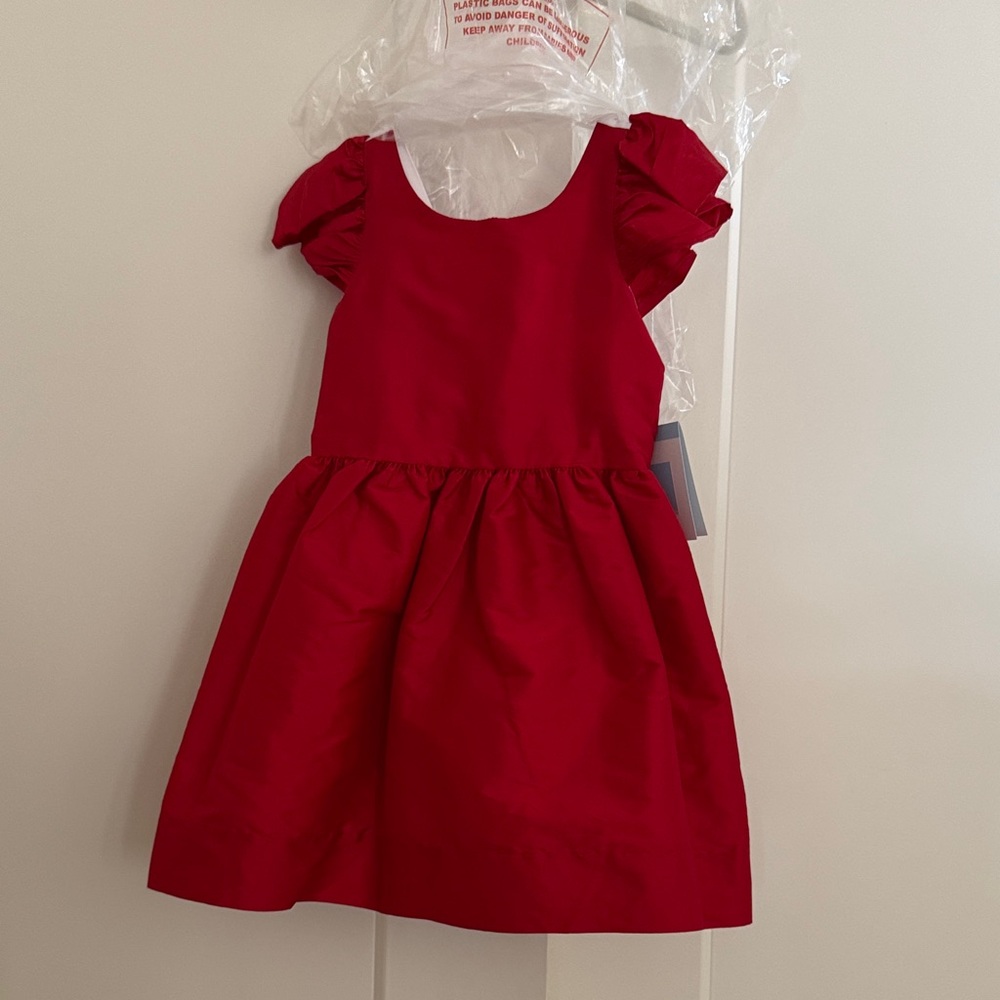 bella bliss Elegant Red Kids Dress